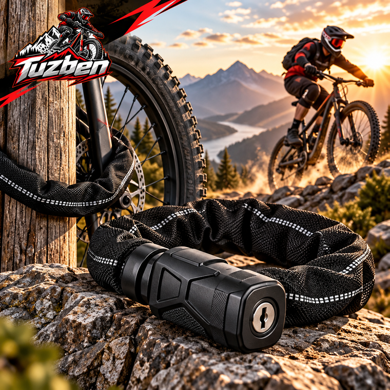 Covered Bike Chain Lock