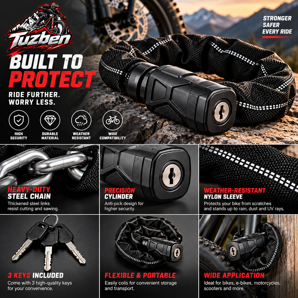 Covered Bike Chain Lock — image 5