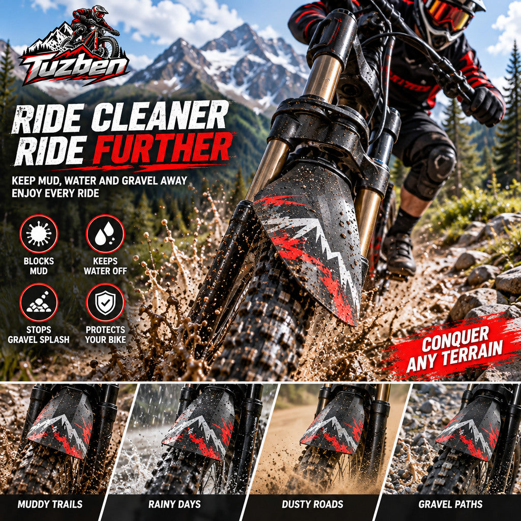 Graphic Mountain Bike Mudguard Fender — image 3