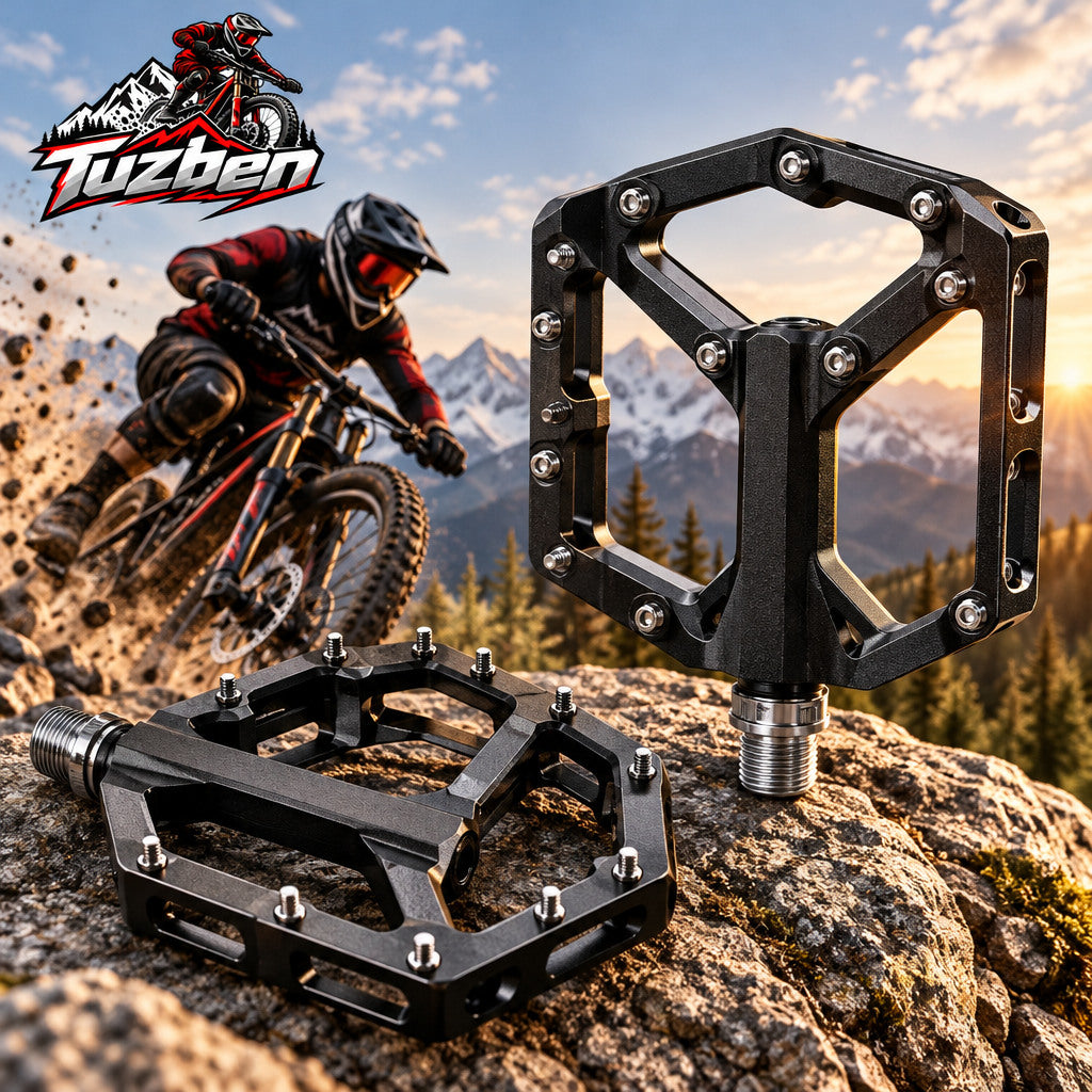 Wide Platform Mountain Bike Pedals — image 1