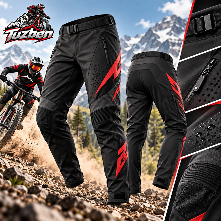 Trail Riding Pants with Red Accents