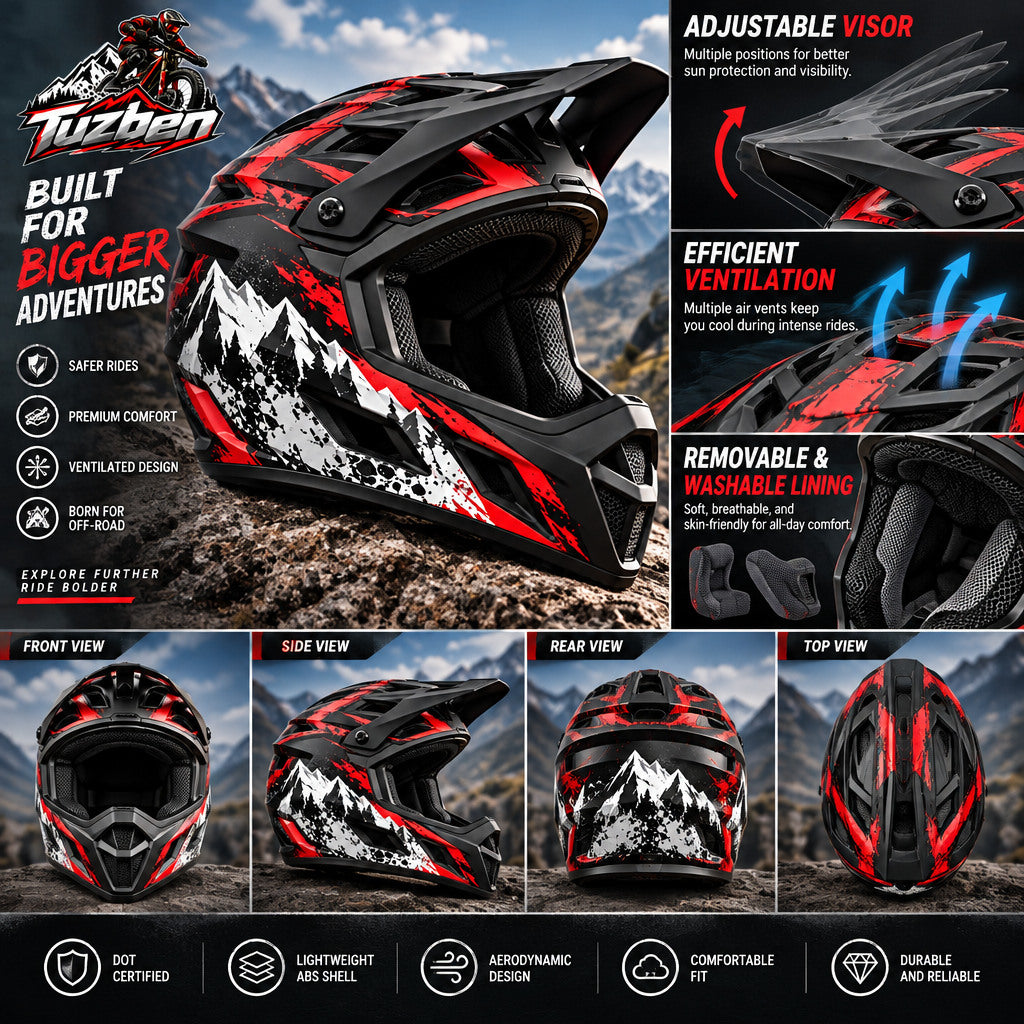 Full-Face Mountain Bike Helmet — image 2