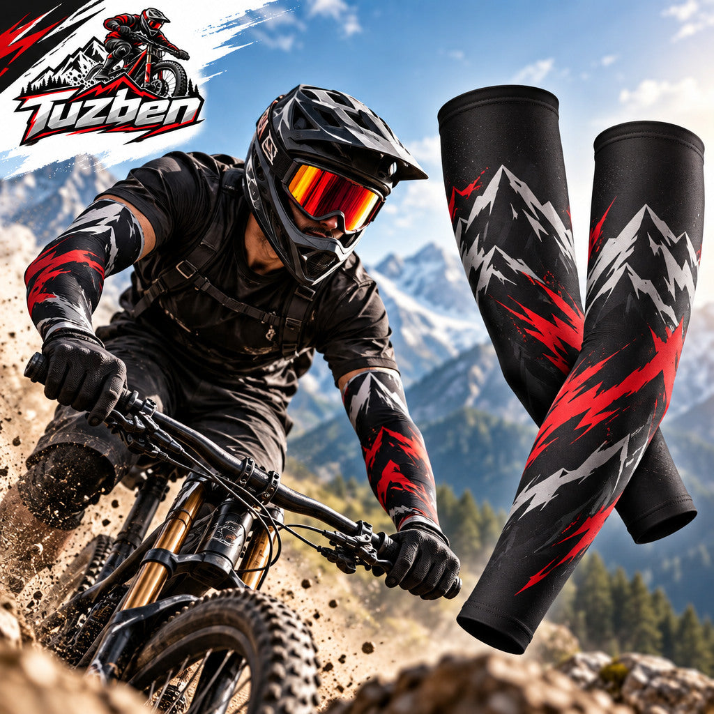 Graphic Cycling Arm Sleeves — image 1