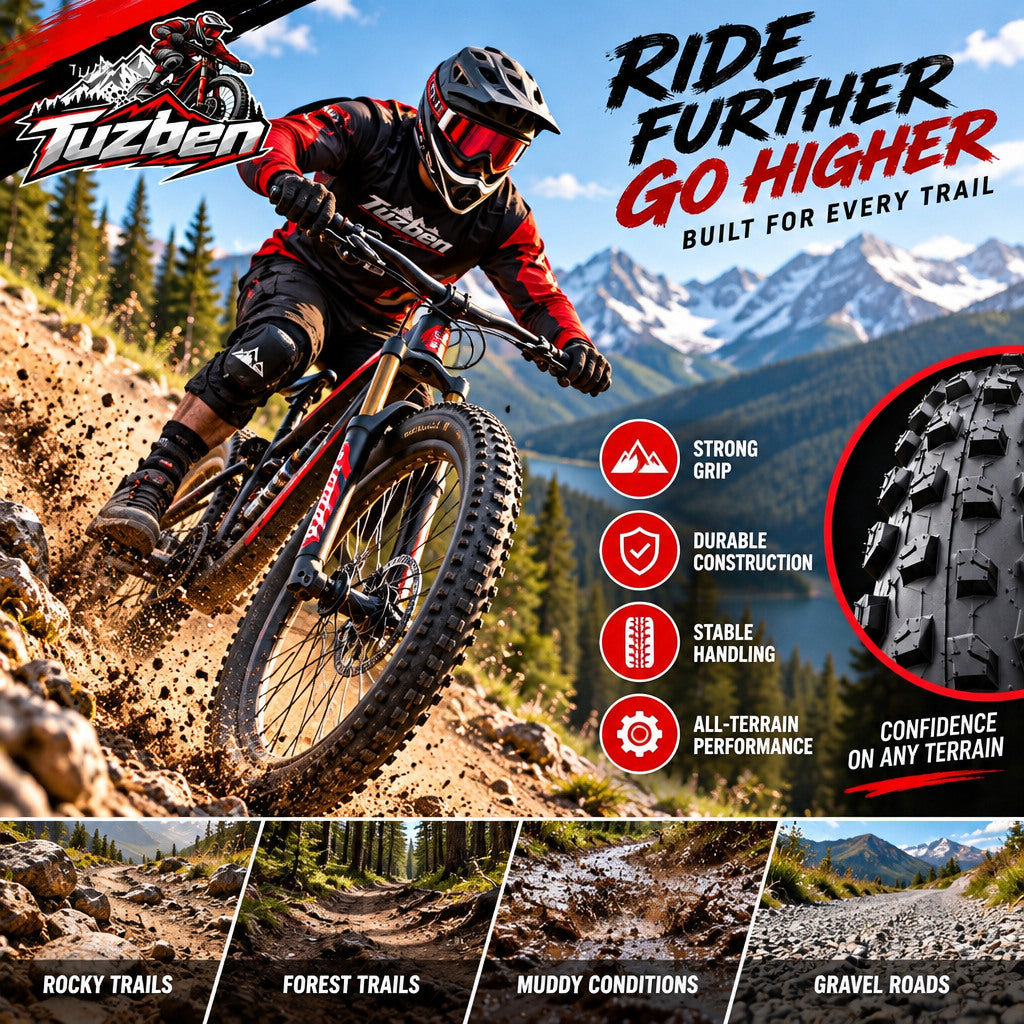 Knobby Mountain Bike Tire — image 2