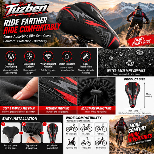 Contoured Mountain Bike Saddle — image 2