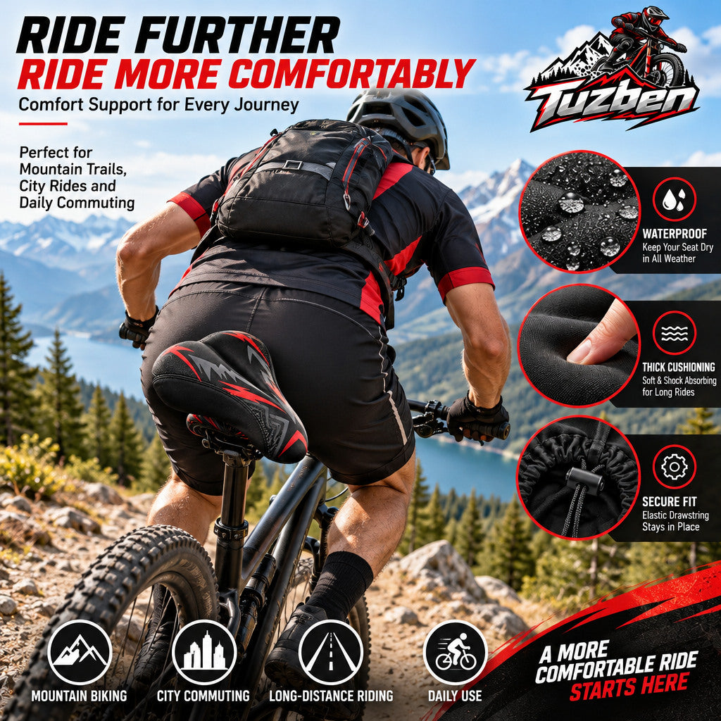 Contoured Mountain Bike Saddle — image 5
